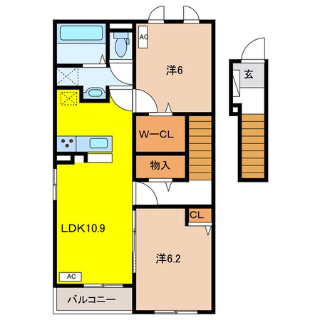 センシア七条　北の物件間取画像